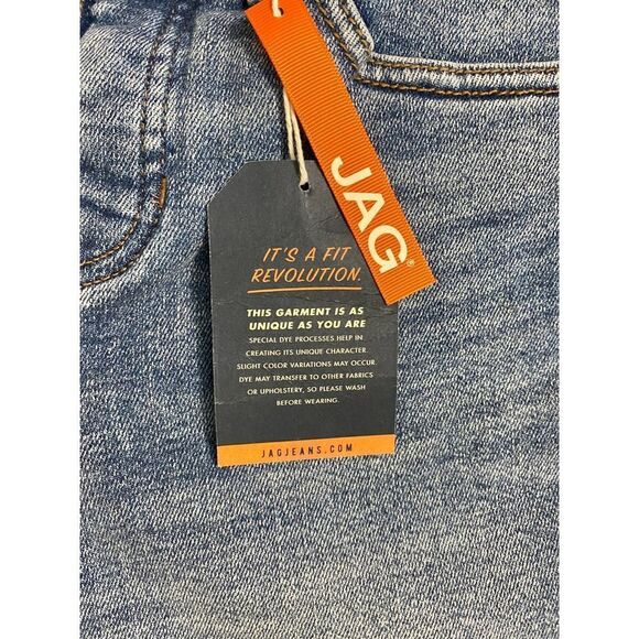 Jag Jeans Valentina High Rise Frayed Hem Denim Shorts Women's Size 0/25 NWT - Picture 7 of 13